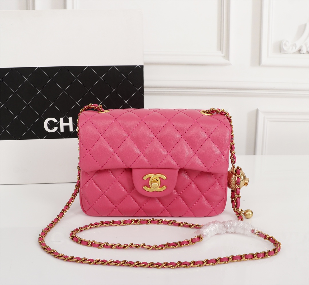 شانيل Chanel Classic Flap Bag حقيبة حقيبة الكتف &حقيبة كروس بودي سلسلة