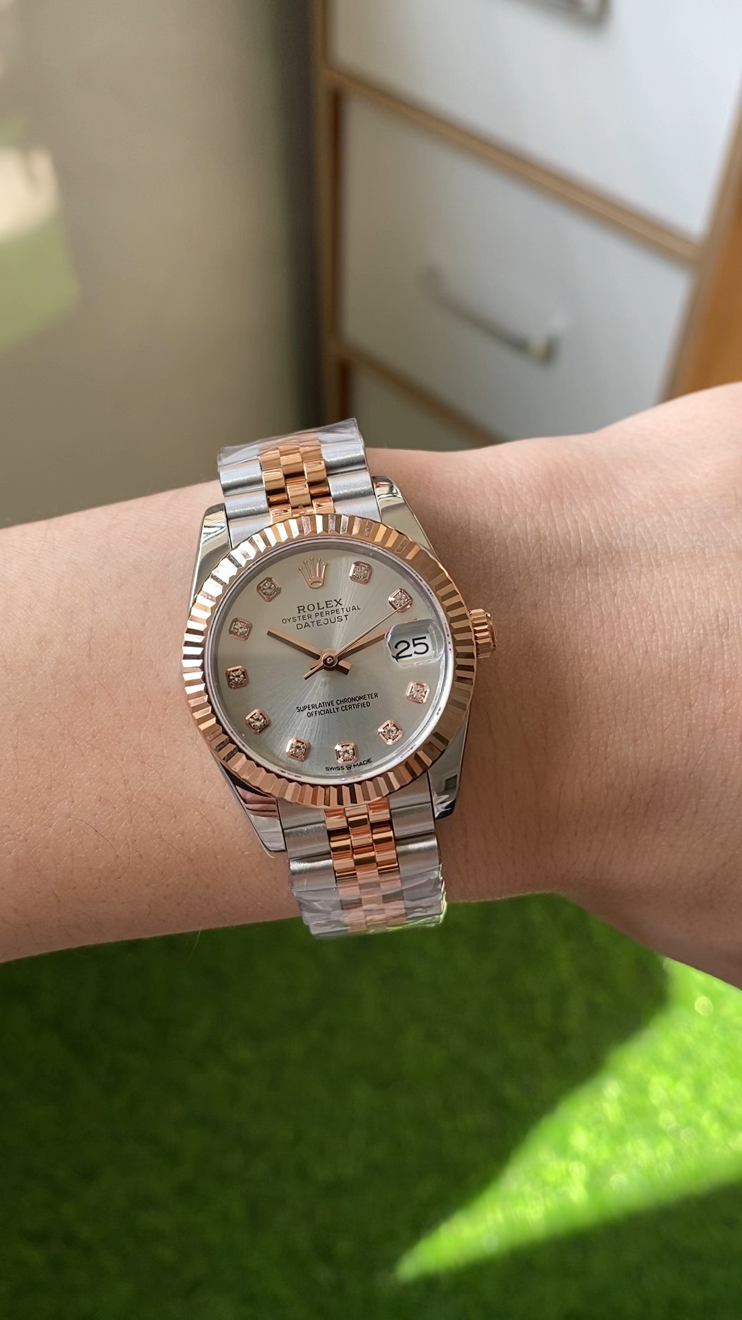 Rolex A+ Factory / 易厂 Factory新品劳力士Rolex女款蚝式日志型腕表31mm 到货