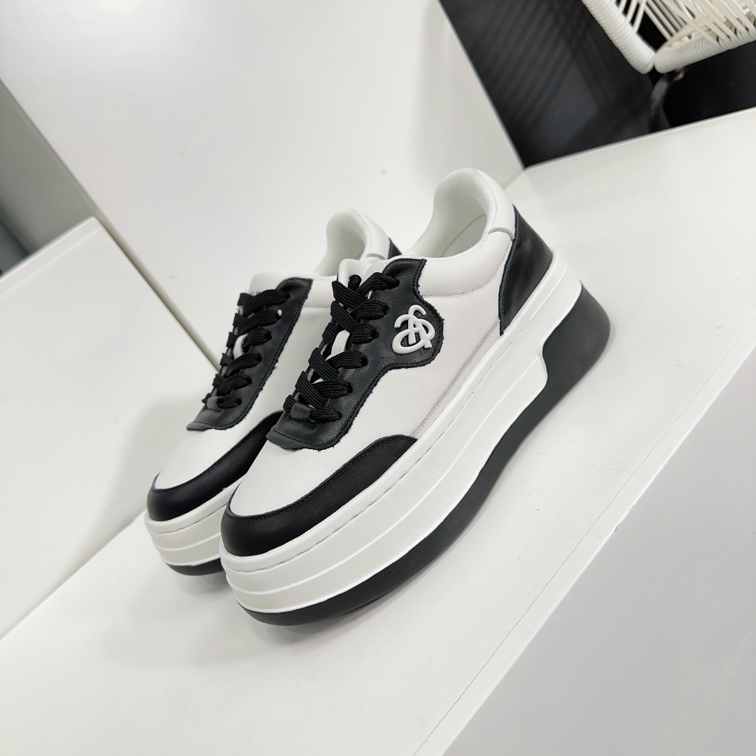 “Zenium Shoes: High-Quality 6cm Heels in Panda Color, Abstract Design for Fashionistas” - 图片 6