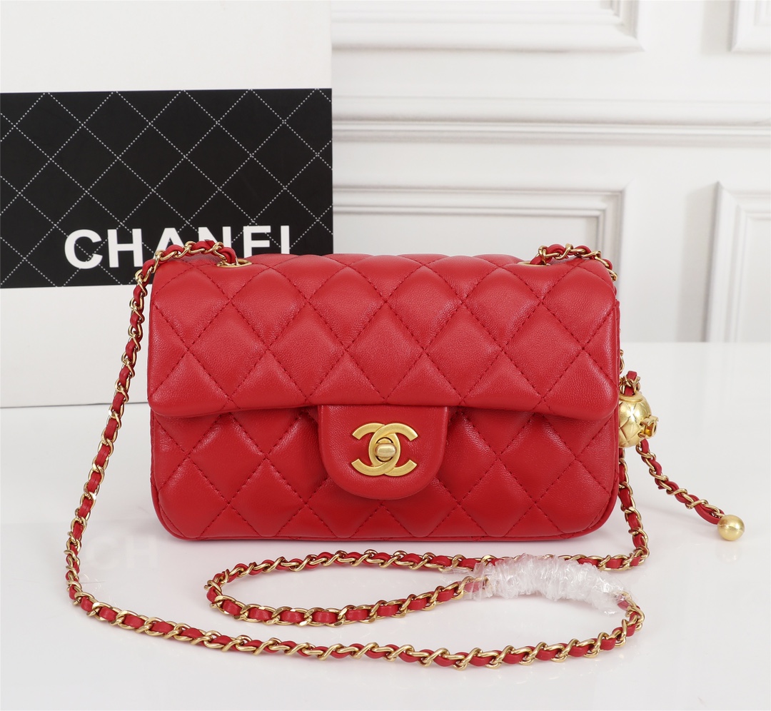 شانيل Chanel Classic Flap Bag حقيبة حقيبة الكتف &حقيبة كروس بودي مصمم نسخة طبق الأصل عملية ومتعددة الاستخدامات
 سلسلة