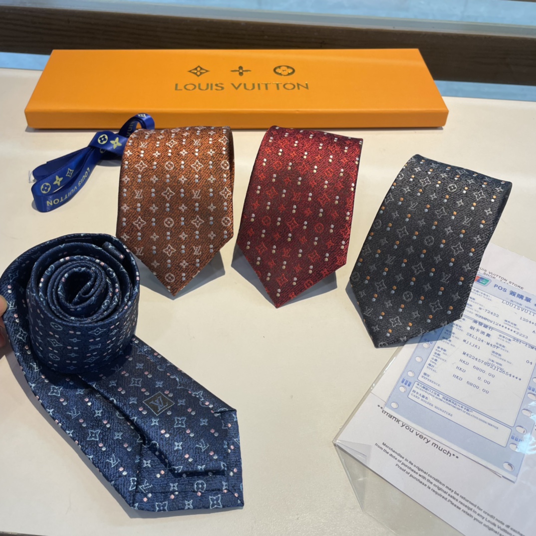 Buy Luxury 2023
 Louis Vuitton Tie Men Silk
