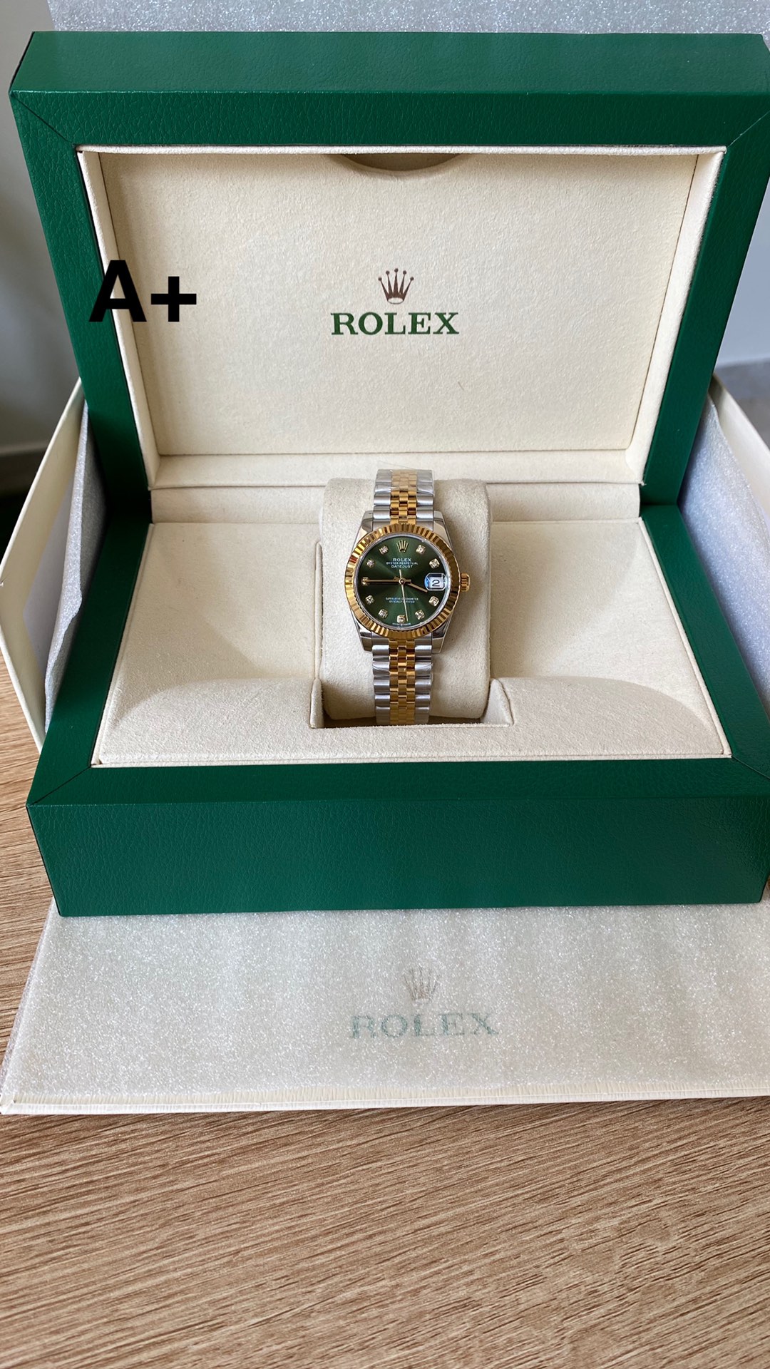 Rolex Datejust Montre Bleu Denim bleu Femmes Acier 2236 Movement