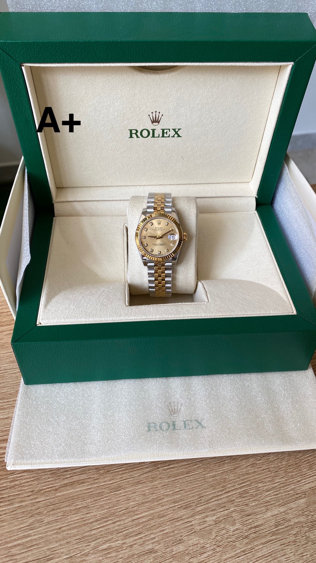 Rolex Datejust Montre Bleu Denim bleu Femmes Acier 2236 Movement