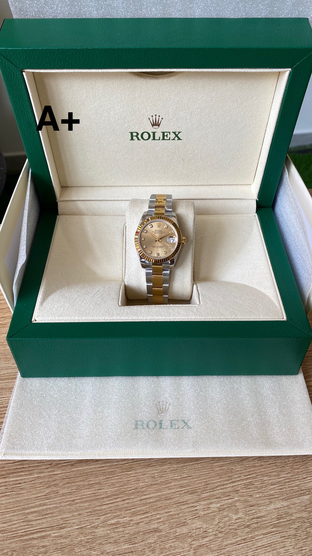 Rolex Datejust Montre Bleu Denim bleu Femmes Acier 2236 Movement