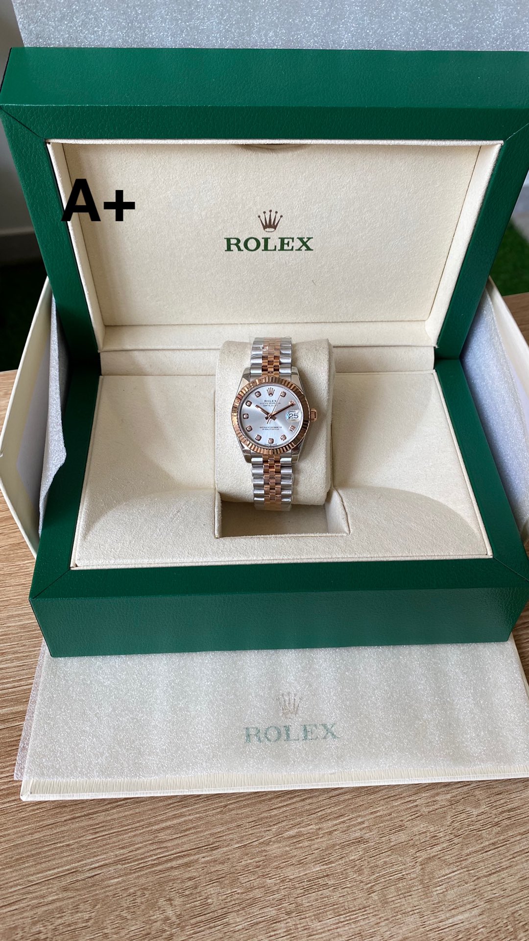 Rolex Datejust Montre Bleu Denim bleu Femmes Acier 2236 Movement