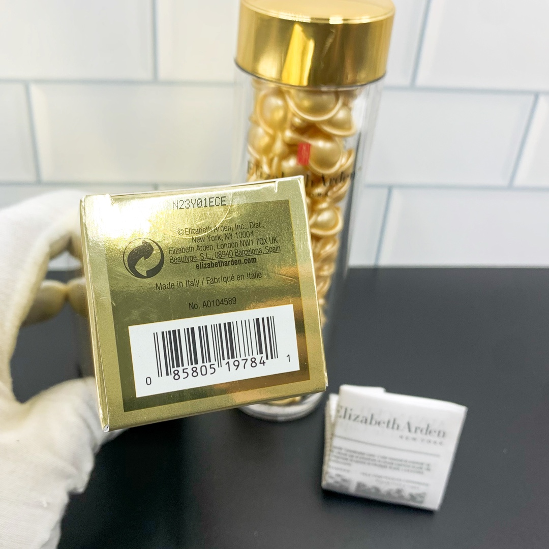 65💰
可配中文标，细节全对版，味道对香，市面最高版本，非流通普货，正品质量直供，支持对比，明通市场认可版本✔️伊丽莎白雅顿金胶90粒明通版42ml！