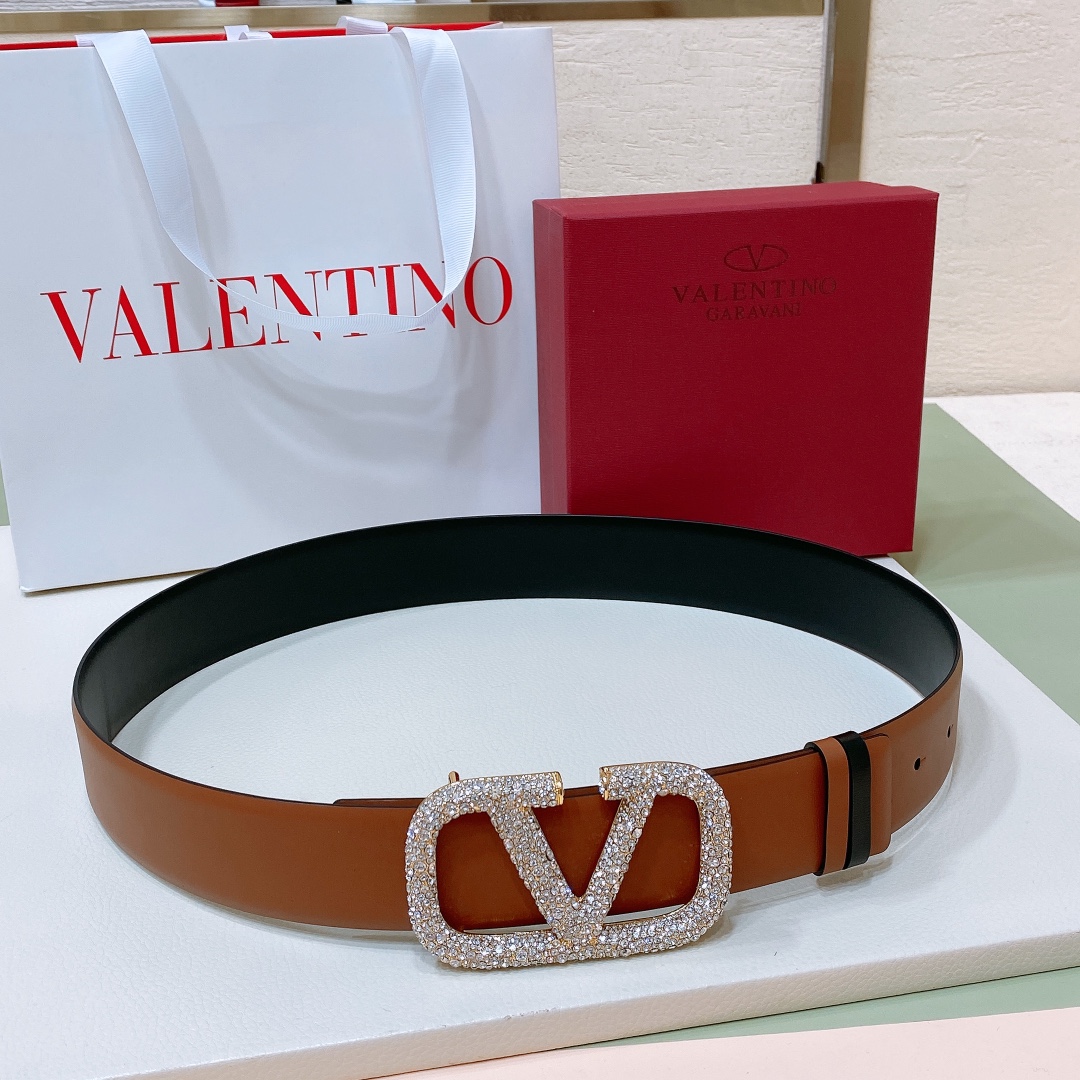 Valentino Garavani Vlogo Signature Calfskin Belt Purchase Guide - 图片 1