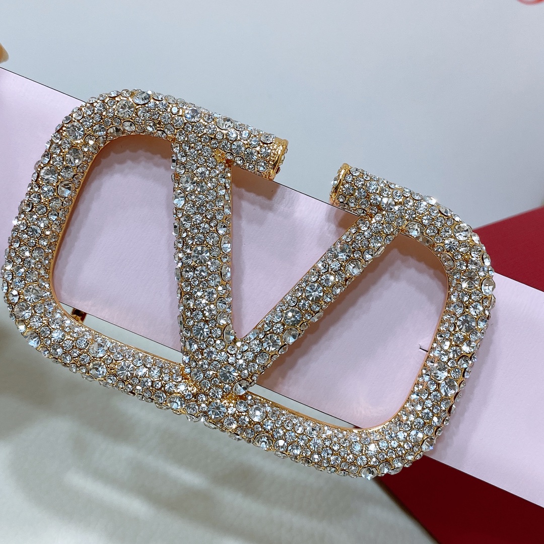 Valentino Vlogo Signature Calfskin Belt Purchase Guide: 4.0cm Width, High Quality. - 图片 2