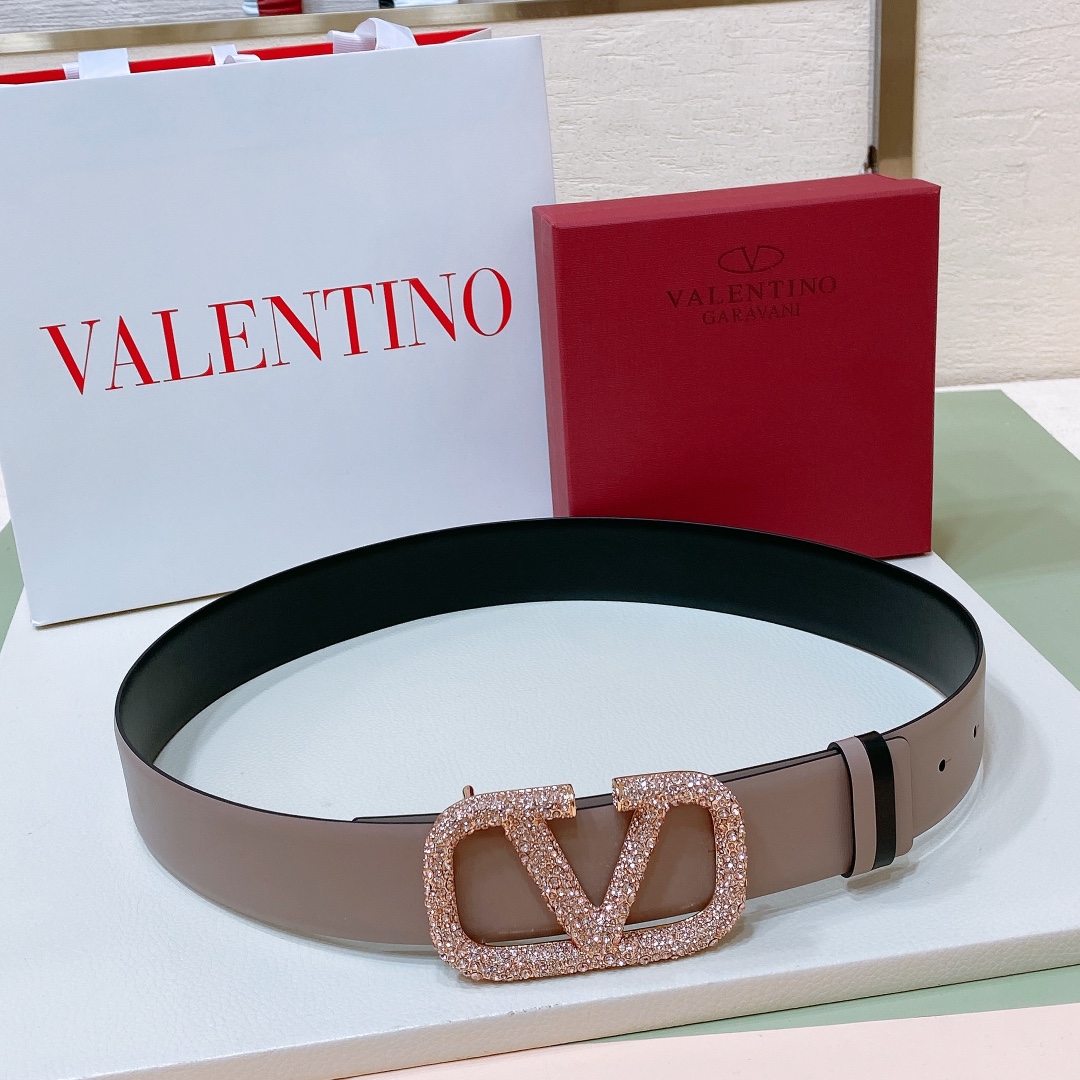 Valentino Garavani VLOGO Signature Calfskin Belt Purchase Guide - 图片 1