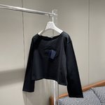 Prada Clothing T-Shirt Cotton Spring/Summer Collection Long Sleeve