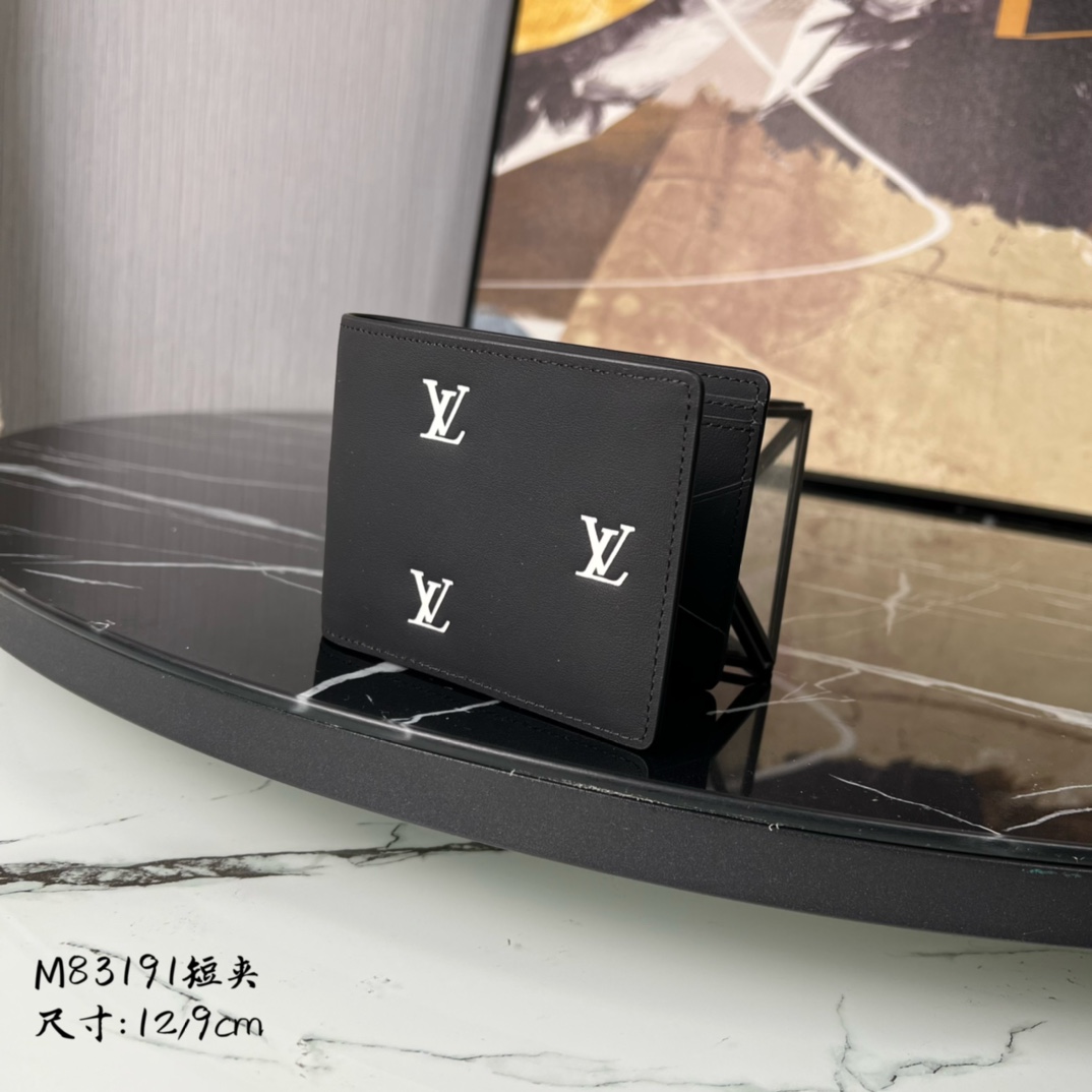顶级原单M83191MULTIPLE此款钱夹LouisVuittonHHI！系列设计时尚低调便于收纳纸币