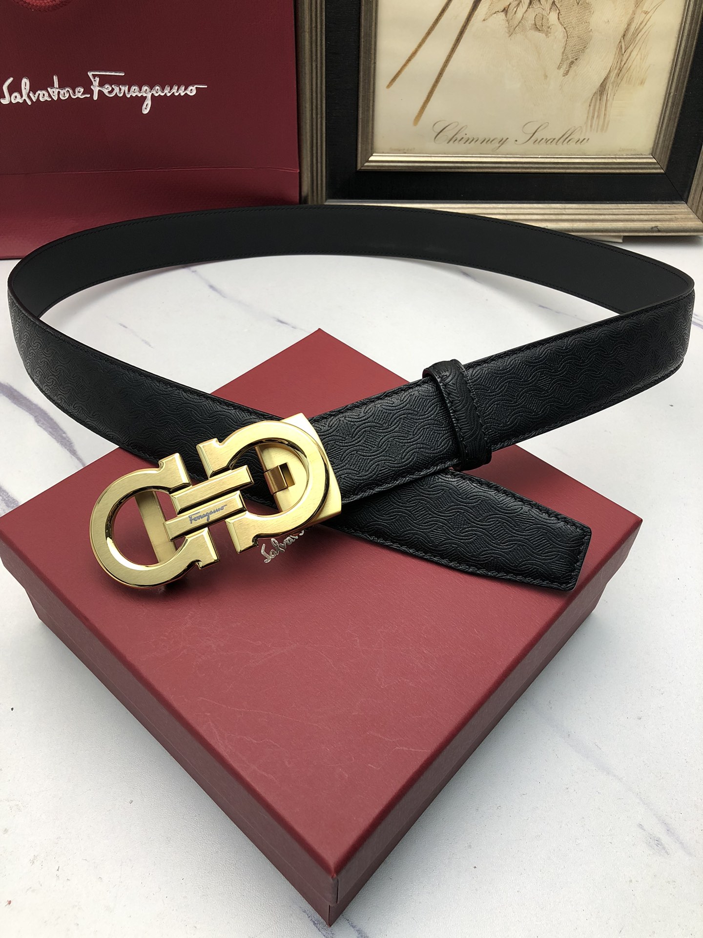 菲拉格慕 Ferragamo 高定典藏奢华工坊高定皮带腰带配饰 #BC97DFB5 2