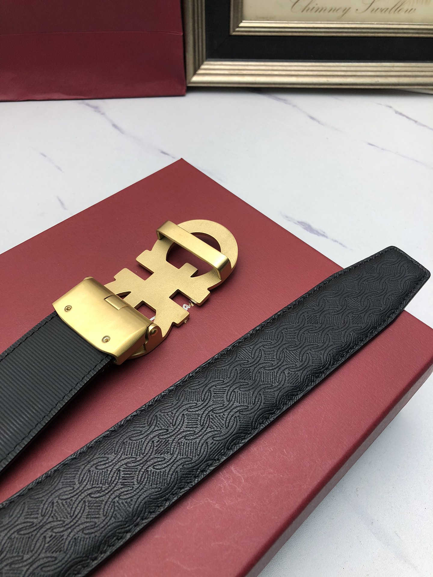 菲拉格慕 Ferragamo 高定典藏奢华工坊高定皮带腰带配饰 #BC97DFB5 7