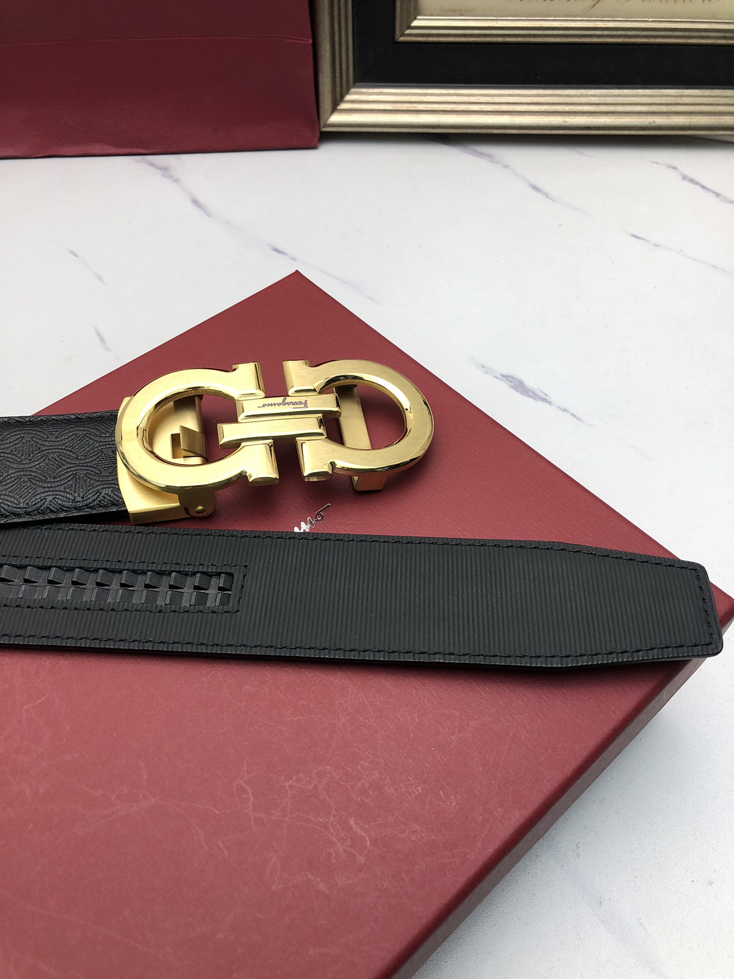 菲拉格慕 Ferragamo 高定典藏奢华工坊高定皮带腰带配饰 #BC97DFB5 6