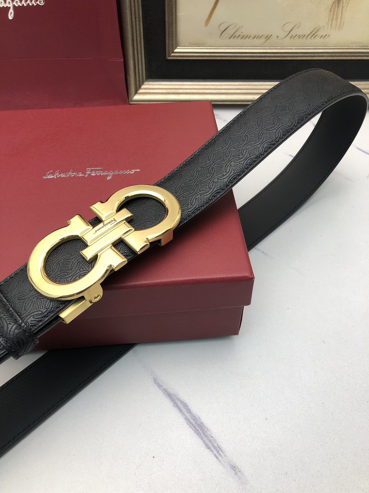 菲拉格慕 Ferragamo 高定典藏奢华工坊高定皮带腰带配饰 #BC97DFB5 3