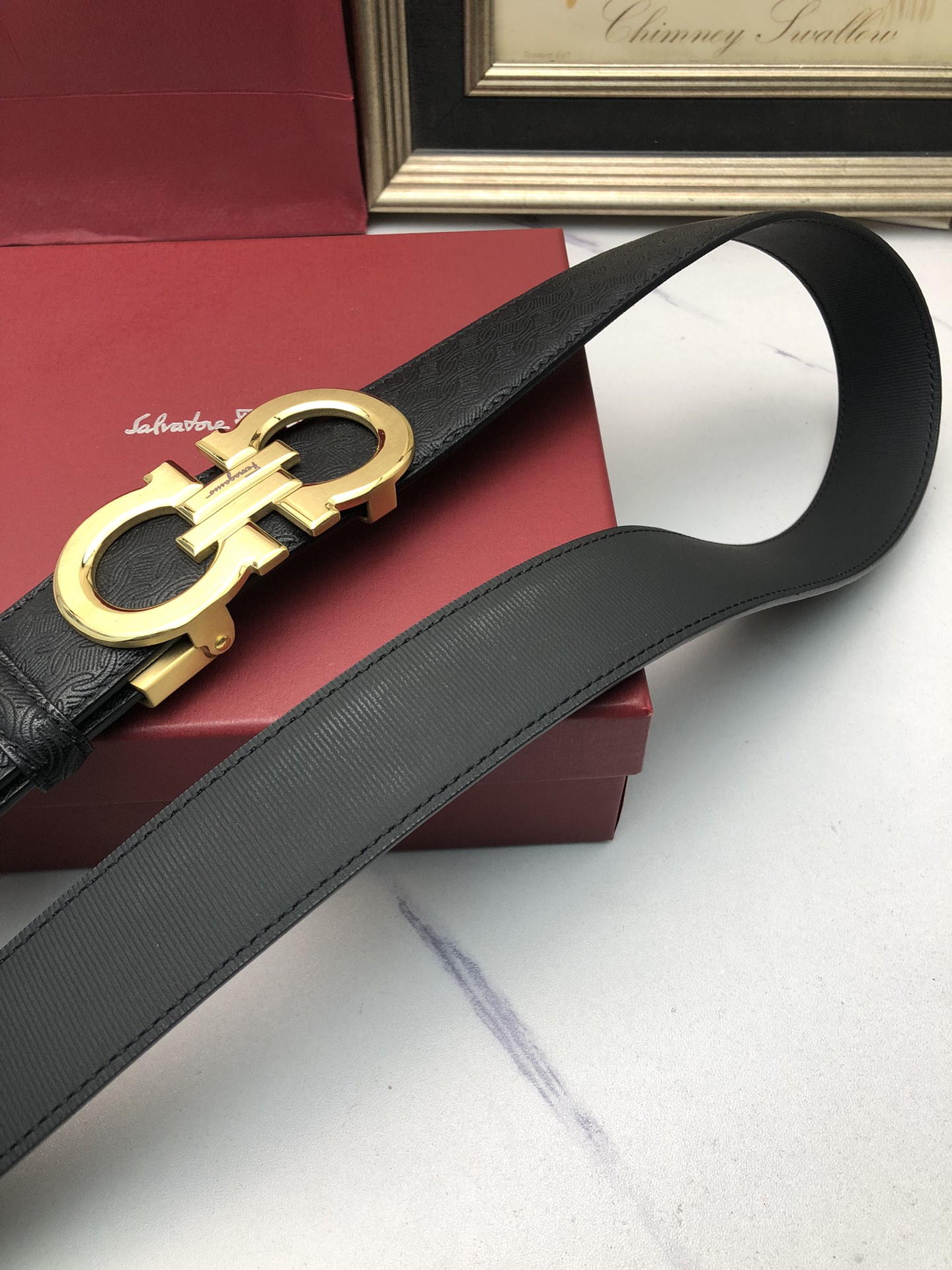 菲拉格慕 Ferragamo 高定典藏奢华工坊高定皮带腰带配饰 #BC97DFB5 5