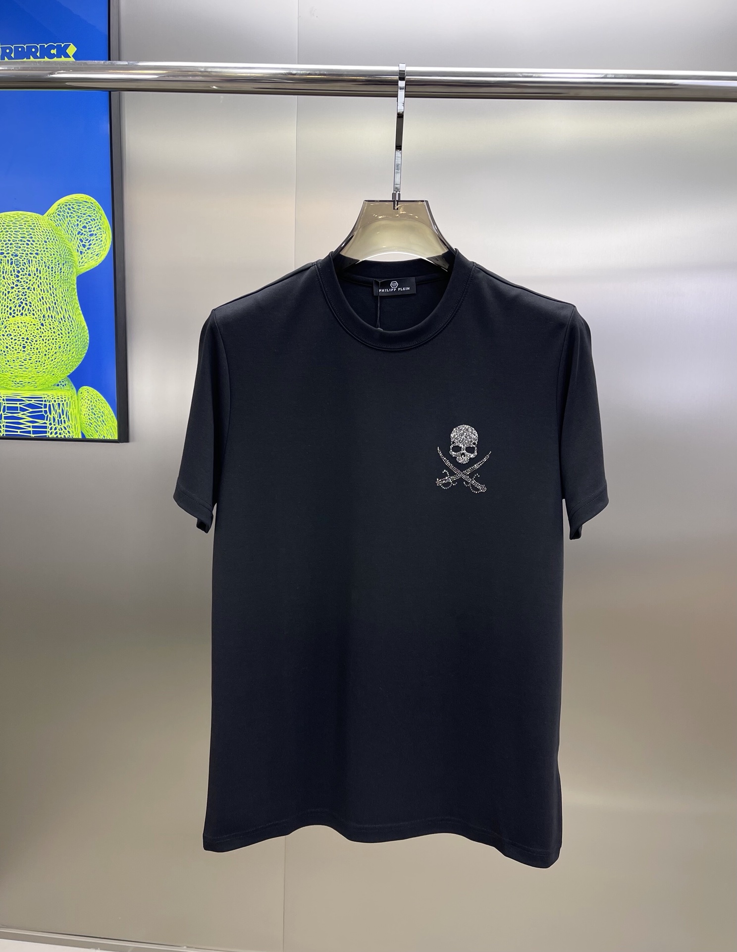 Zenium Blue and Black T-shirts with 3D-breeding design, sizes S-3XL, high-quality Modell material. - 图片 4