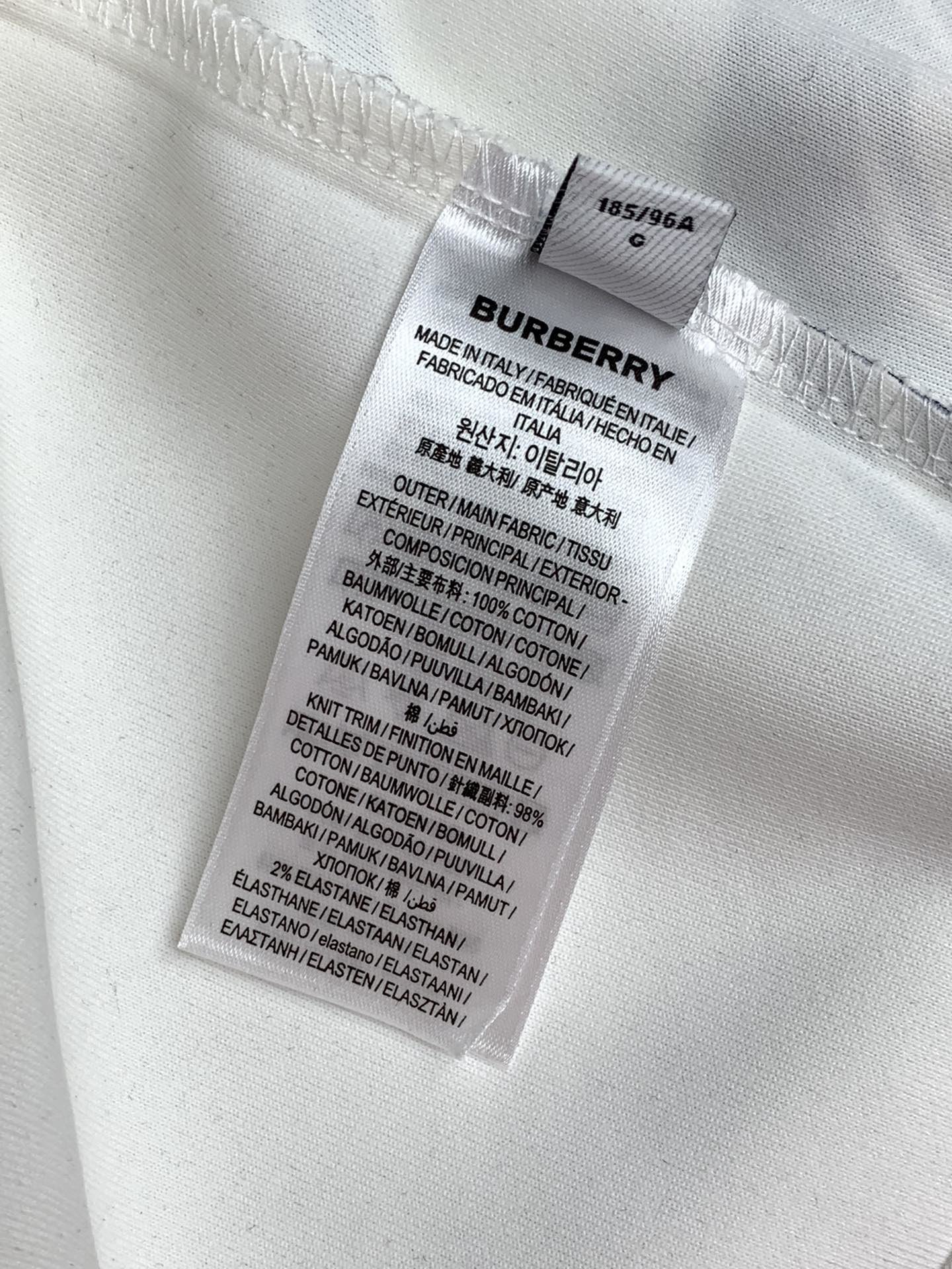 Burberry巴宝莉2024春夏最新品专柜同步有售原单狠货时尚休闲圆领短袖T恤进口原版面料上身舒适透气