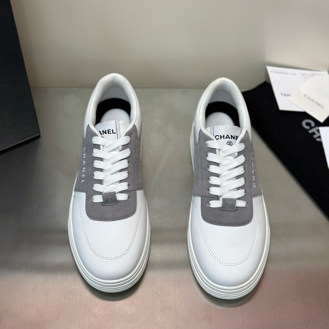 Chanel nuevo estilo casual zapatillas deportivas de hombre, compradas originales réplica 1:1, reproduciendo la horma or…