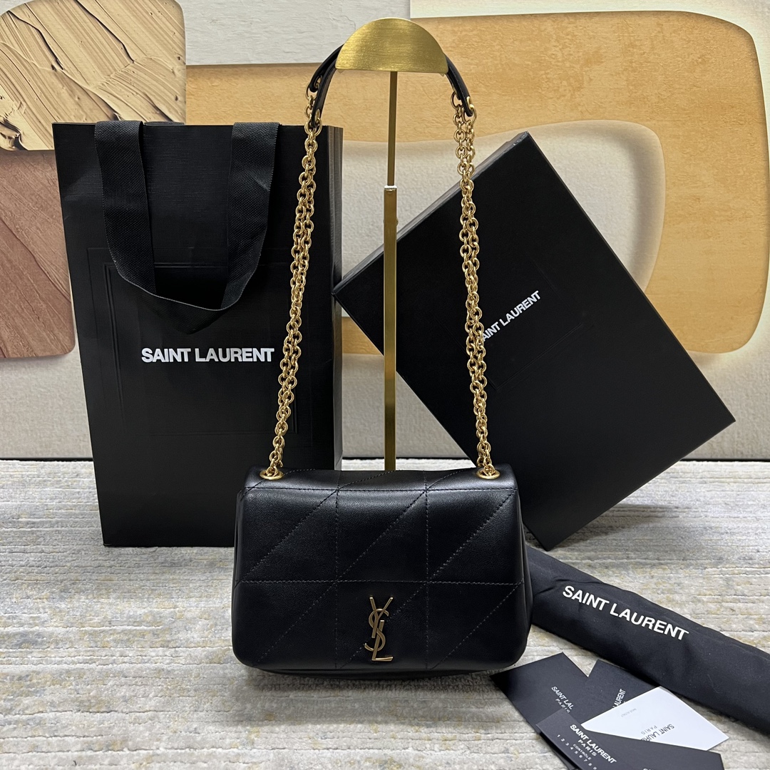 Yves Saint Laurent JAMIE Mini Chain Bag Lambskin Leather Gold Hardware 2 i1704939282 6774 0