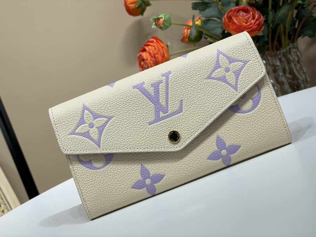 Louis Vuitton Portefeuilles Porte-Cartes Réplique de bonne qualité
 La couleur violette Blanc Empreinte​ m60531