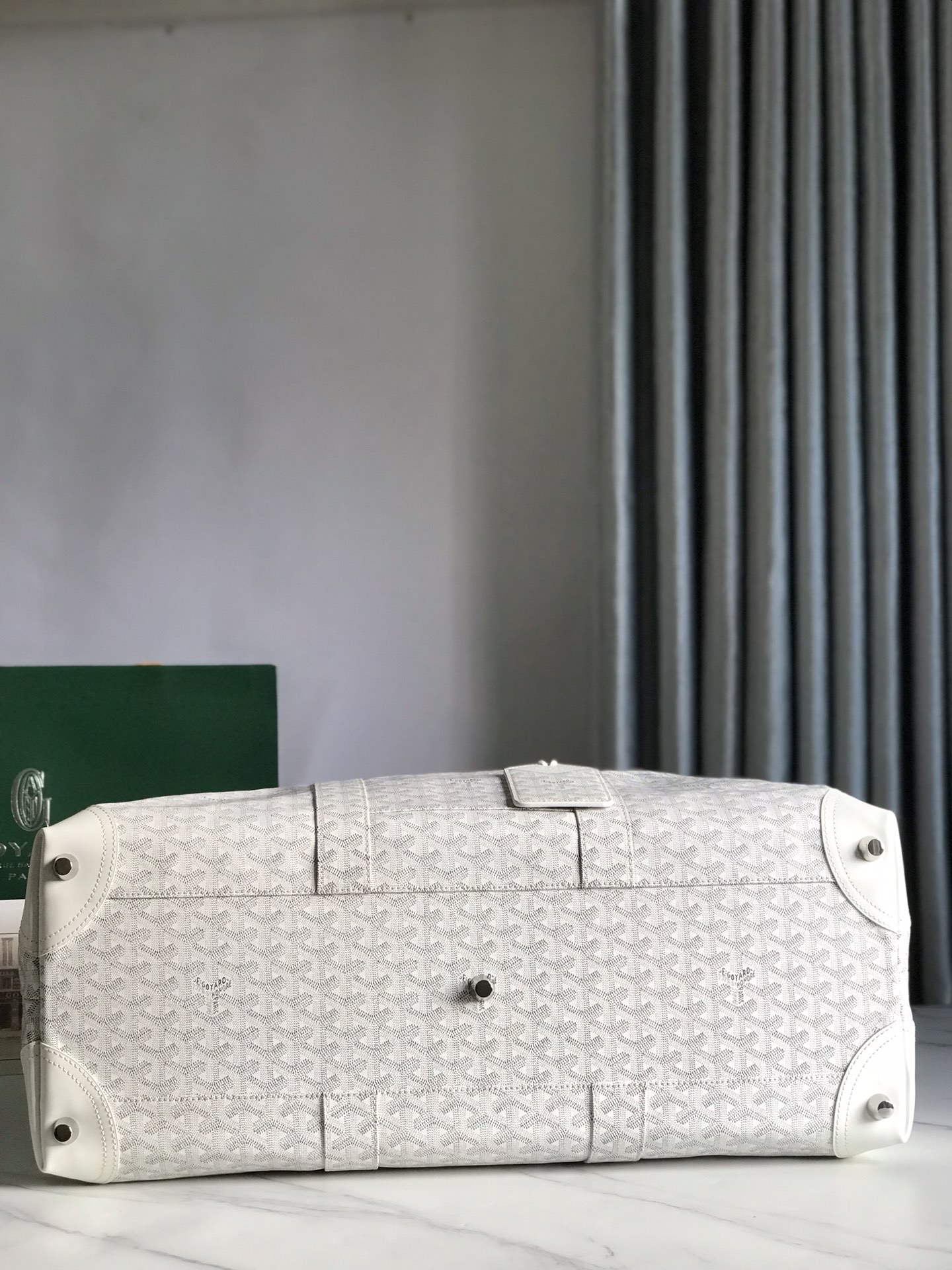 NO:197557,55 Travel Bag White Details 020156, Goya1986090955旅行袋 白色 细节图 020156,戈雅,Bag