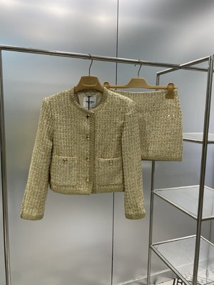 MiuMiu Clothing Coats & Jackets Apricot Color Knitting Spring Collection Mini