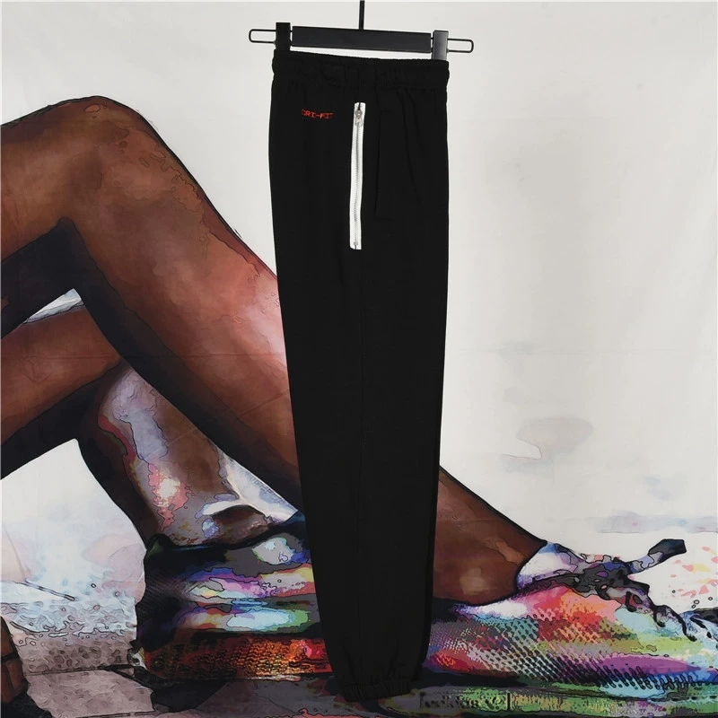 Latest Overseas Embroidery: Jordanair Jordan Nike 350g Pants with Size Guide - 图片 4