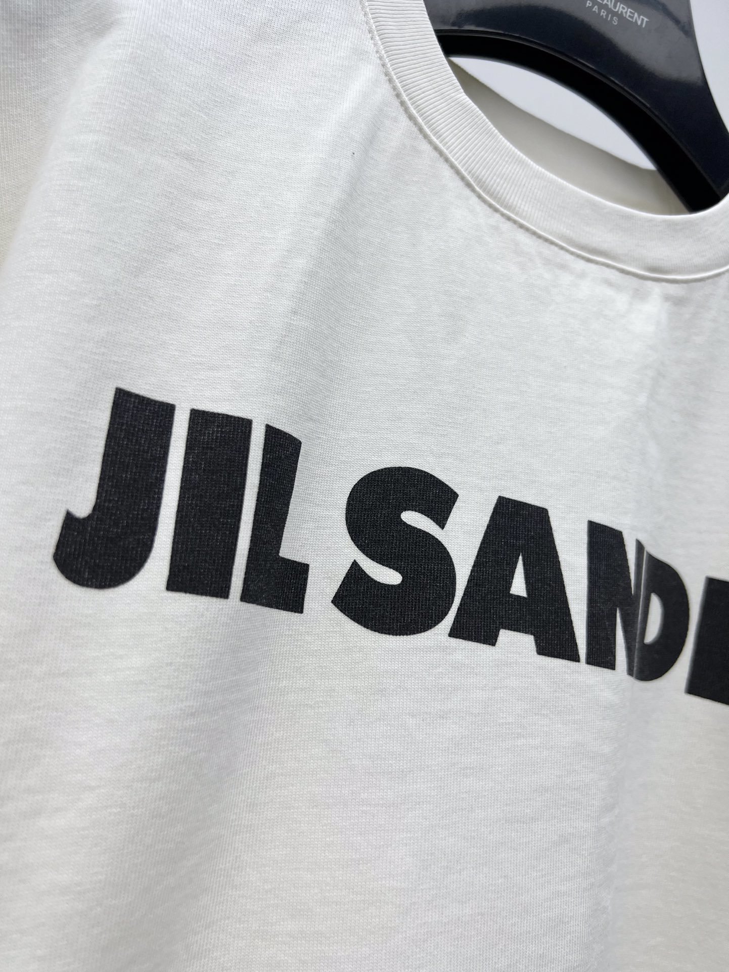 JILSANDE*字母logoT恤JIL经典字母logo短袖优质的高克重精梳棉质感超好慵懒随性的宽松版型