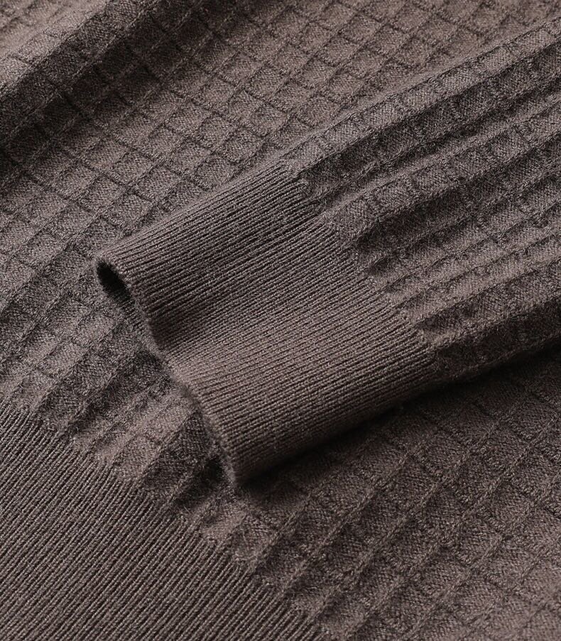 Armani阿玛尼23ss秋冬高定系列提花圆领毛衣100%绵羊毛打底随意搭配任何服装视觉上显示强有力利的