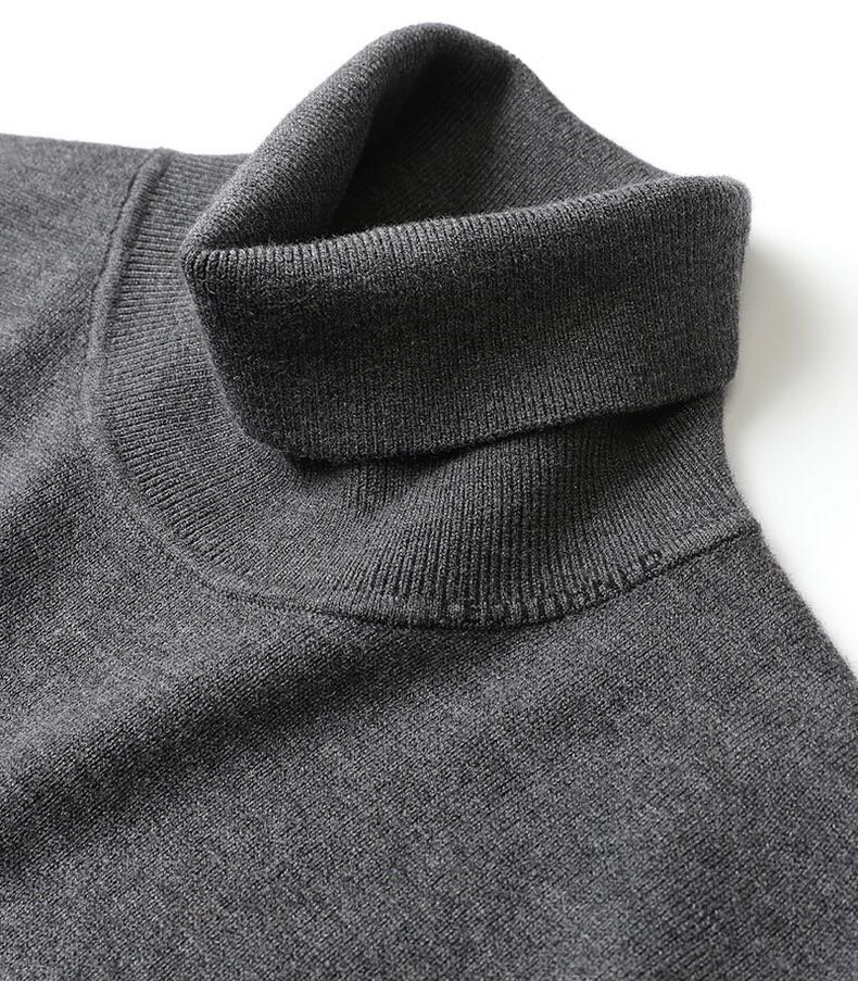 Armani阿玛尼23ss秋冬高定系列高领毛衣羊毛衫羊毛混纺面料打底随意搭配任何服装视觉上显示强有力利的