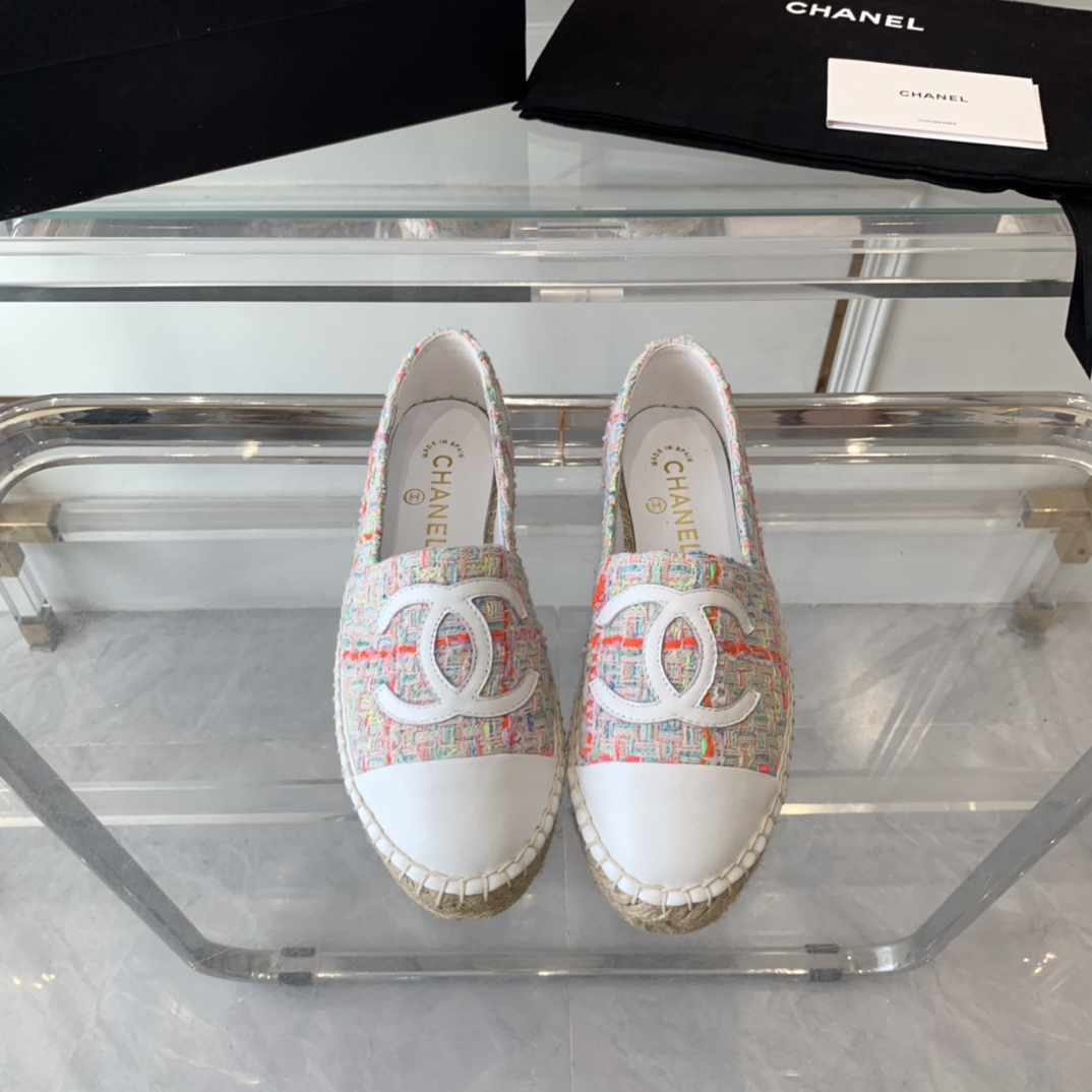 Chanel Shoes Espadrilles High Quality Replica Designer