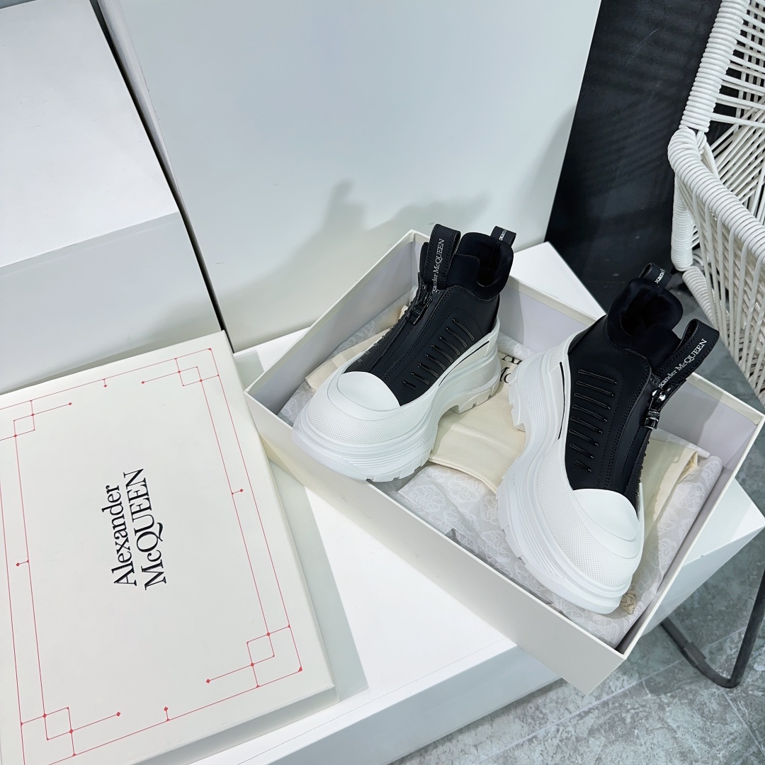 High-Quality Alexander McQueen Silk-Skin Shoes: Original Design, Premium Materials. - 图片 6
