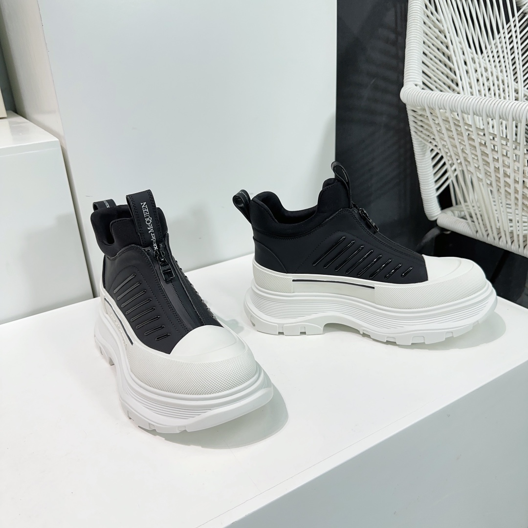 High-Quality Alexander McQueen Silk-Skin Shoes: Original Design, Premium Materials. - 图片 4