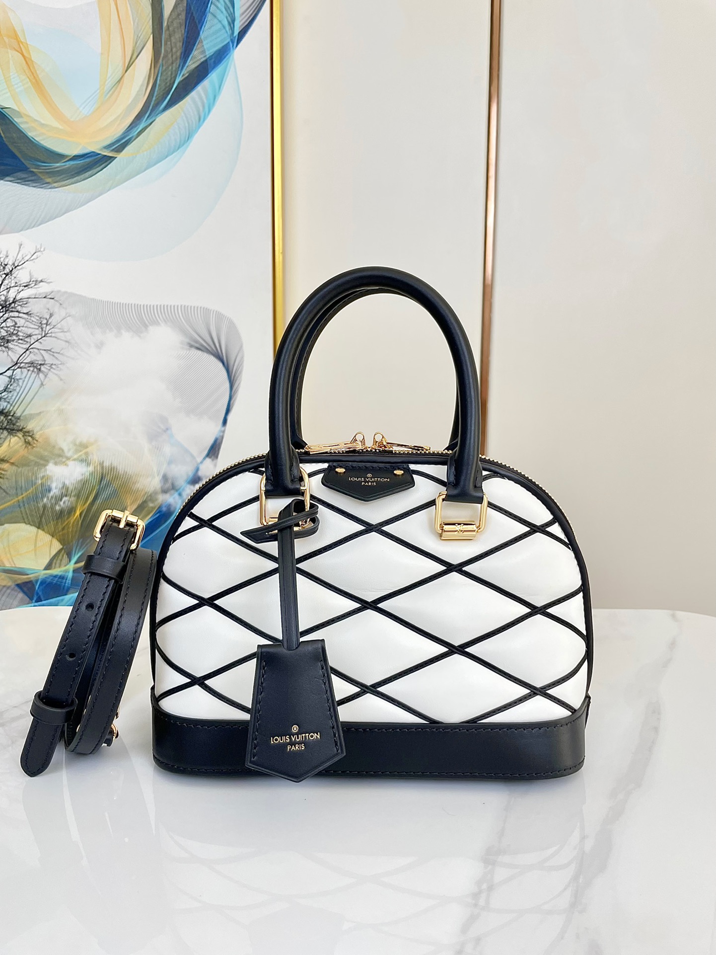 NO:175455,Genuine grade Original leather M23761 23.5×17.5×11.5 ALMA BB full leather shell bag, authentic grade LV, louis vuitton19860909正品级 原厂皮 M23761 23.5×17.5×11.5 ALMA BB 全皮贝壳包,正品级LV,louis vuitton,Bag