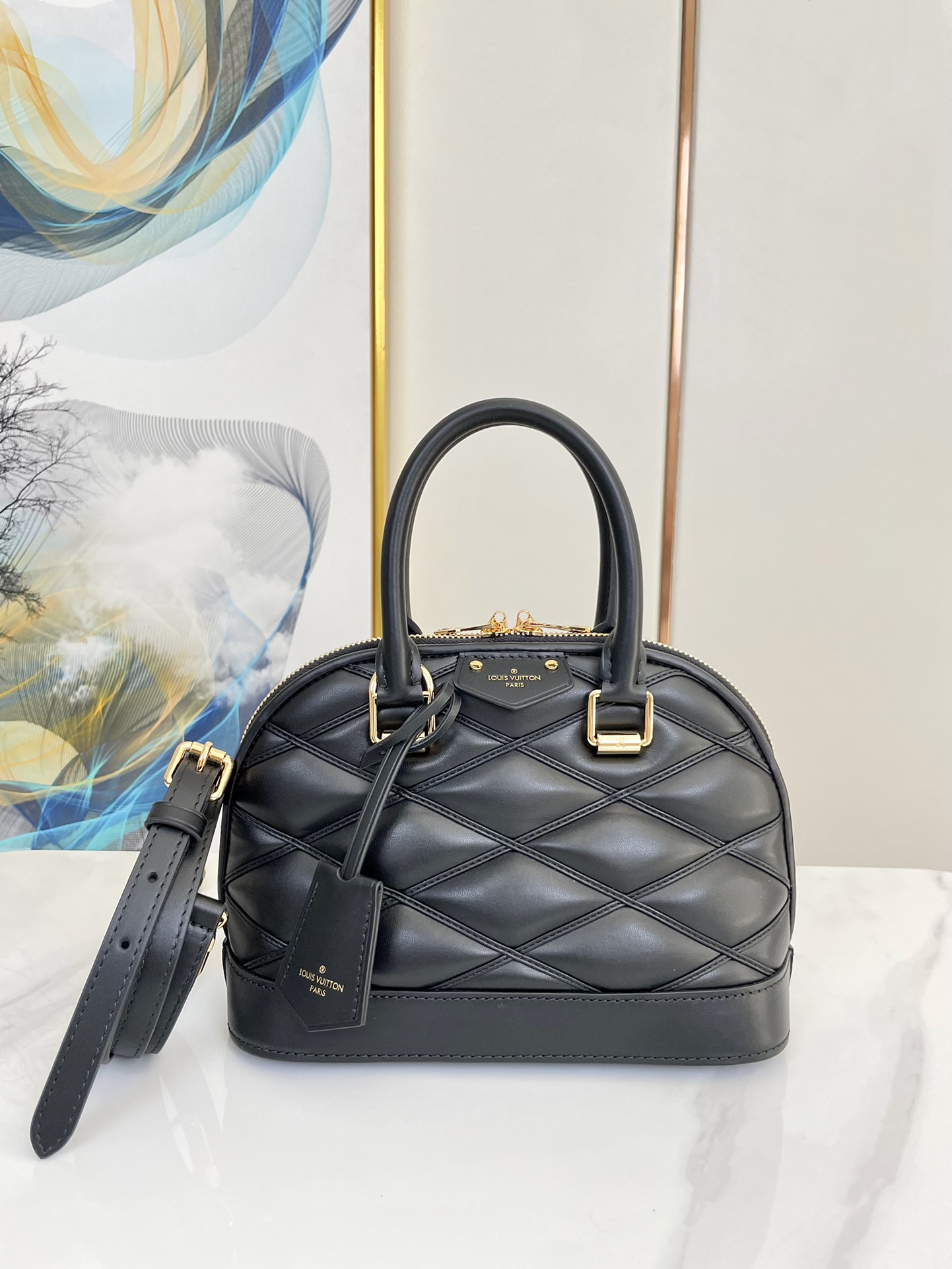 NO:175462,Genuine grade Original leather M83048 23.5×17.5×11.5 ALMA BB full leather shell bag, authentic grade LV, louis vuitton19860909正品级 原厂皮 M83048 23.5×17.5×11.5 ALMA BB 全皮贝壳包,正品级LV,louis vuitton,Bag