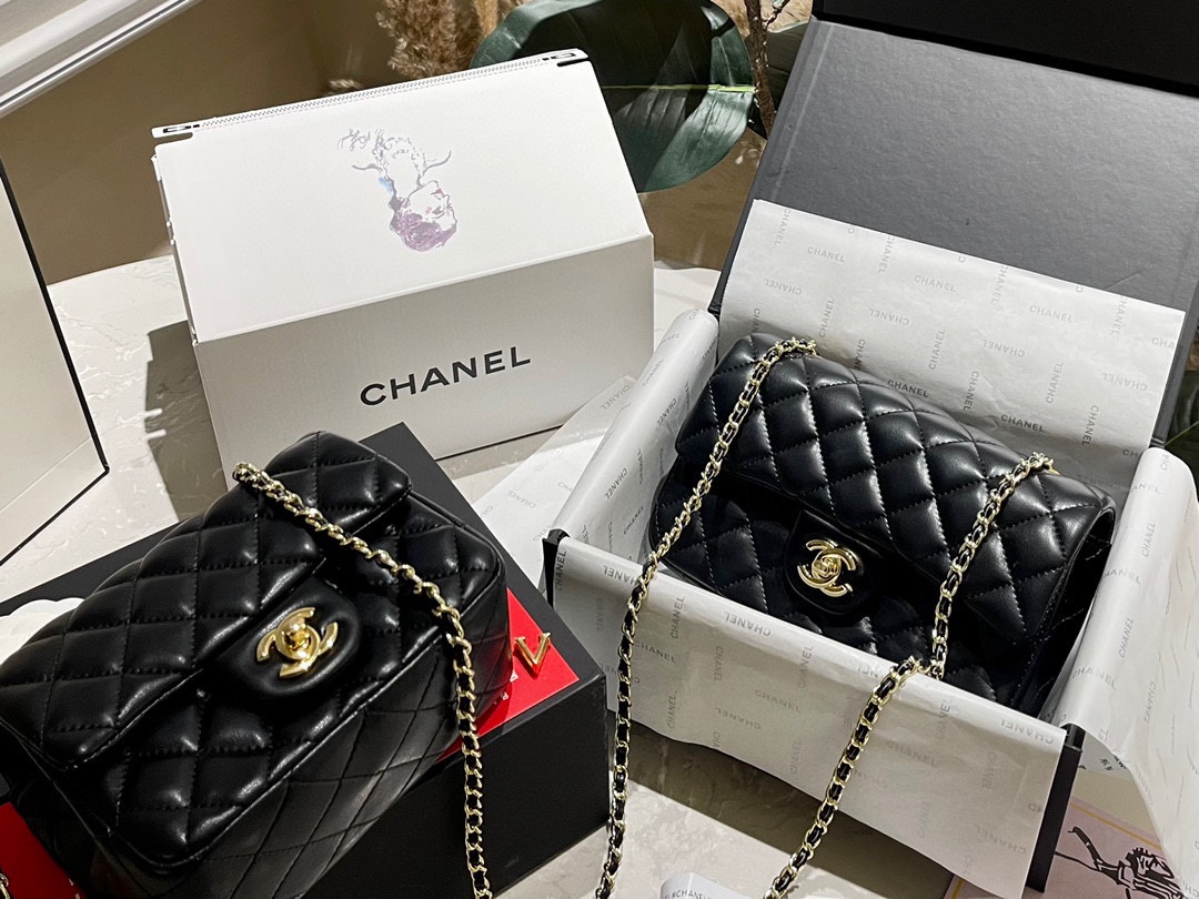 Chanel Classic Flap Bag Crossbody & Shoulder Bags Exclusive Cheap
 Lambskin Sheepskin Mini