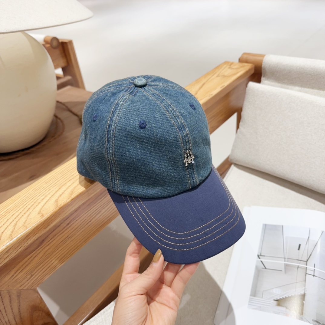 [Chrome Hearts Hats]Crowe Heart Spring Baseball Cap Personalized and fashionab