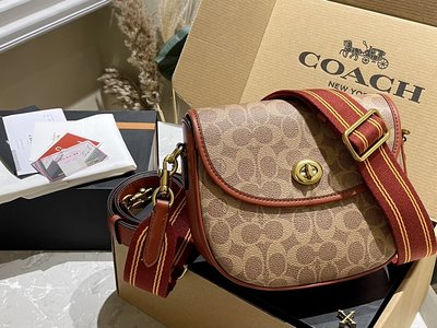 Coach Crossbody & Shoulder Bags Saddle Bags Lychee Pattern Willow