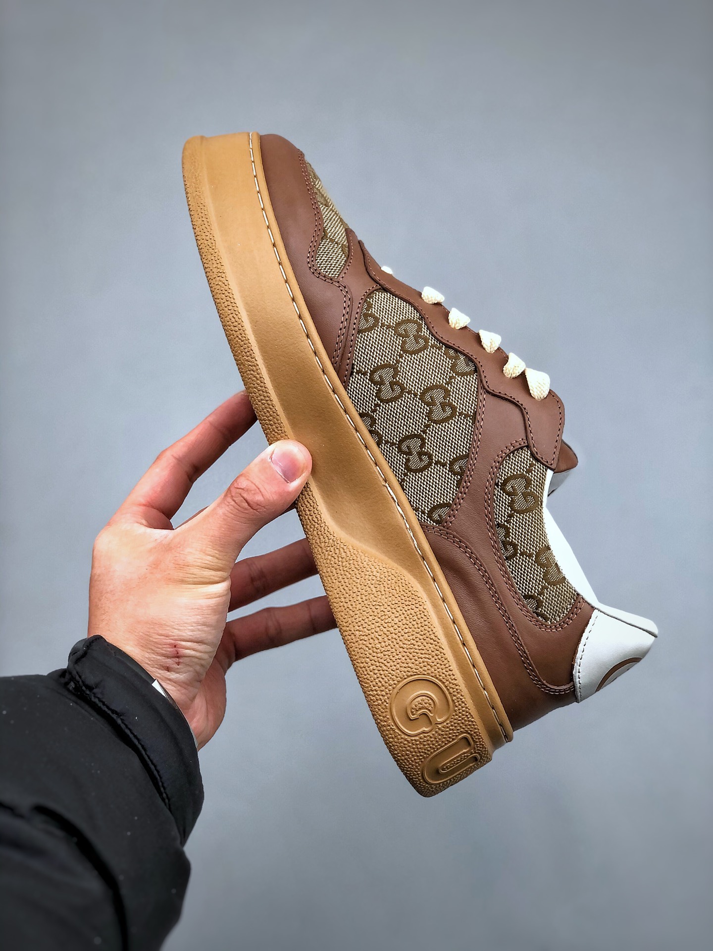 Gucci Screener GG High-Top Sneaker古驰饼干鞋 运动休闲鞋系列＃全套专柜包装物及配件