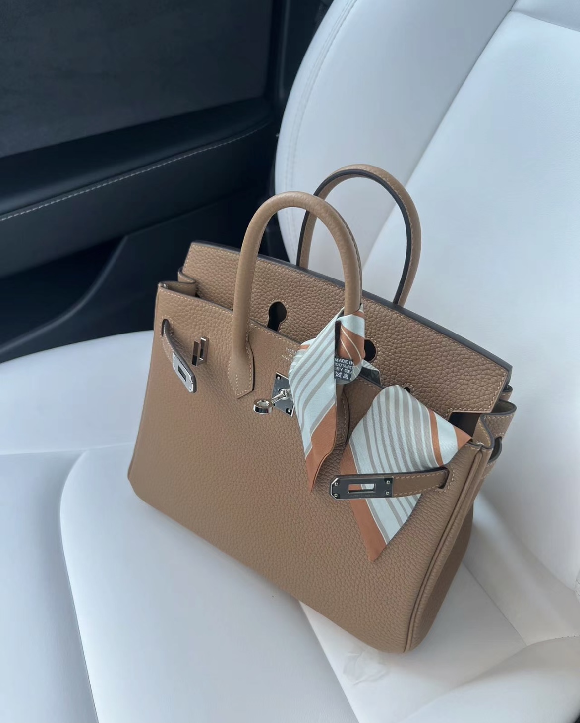 Hermes Birkin Bags Handbags Brown Coffee Color Milk Tea