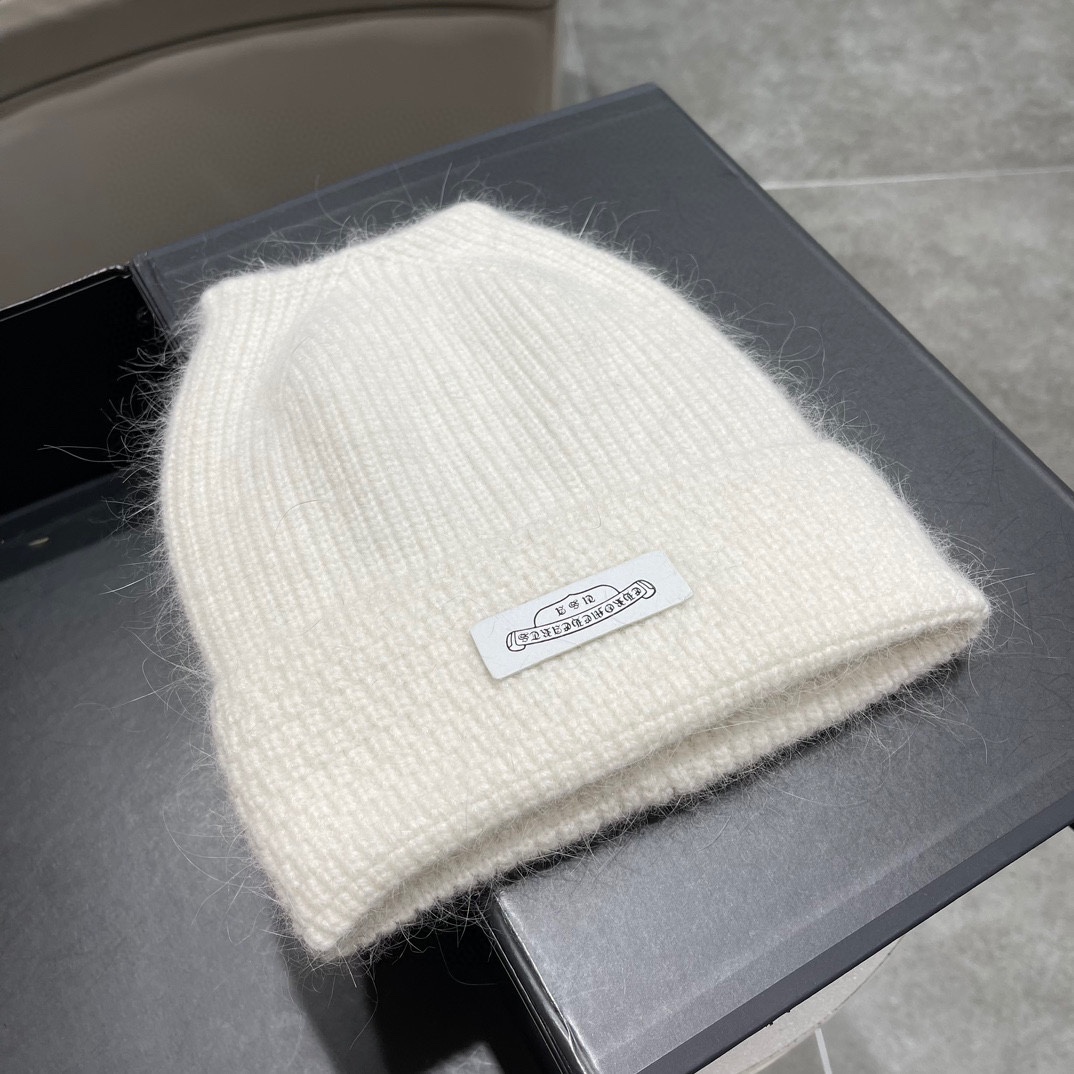 [Chrome Hearts Hats]Kroos Heart Knitted Hat It
