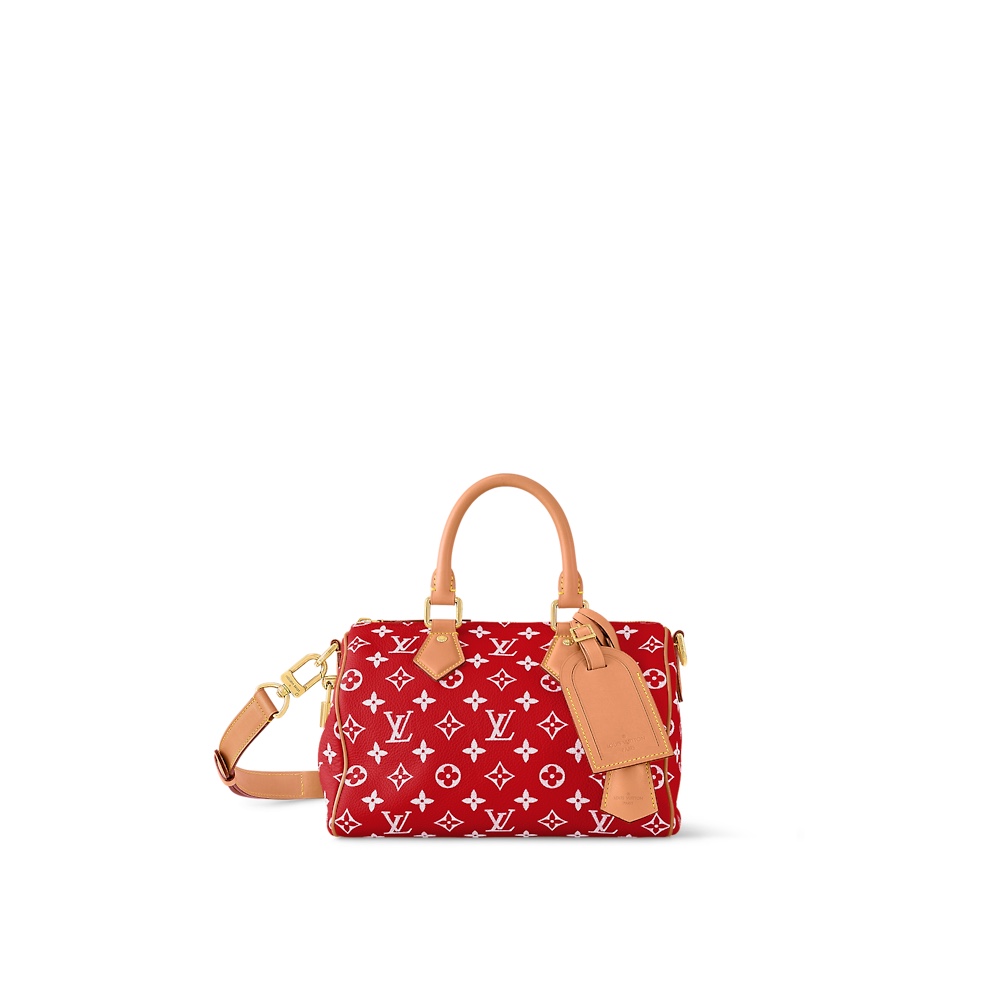 Louis Vuitton LV Speedy Taschen Handtaschen Rot M24425