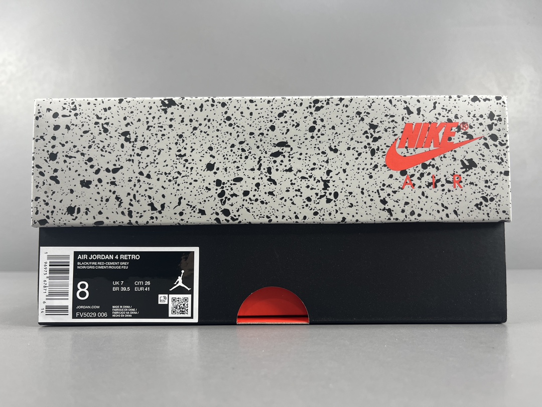 
【OG版：乔4】黑红 2024年版Jordan Air Jordan 4 Bred Reimagine
