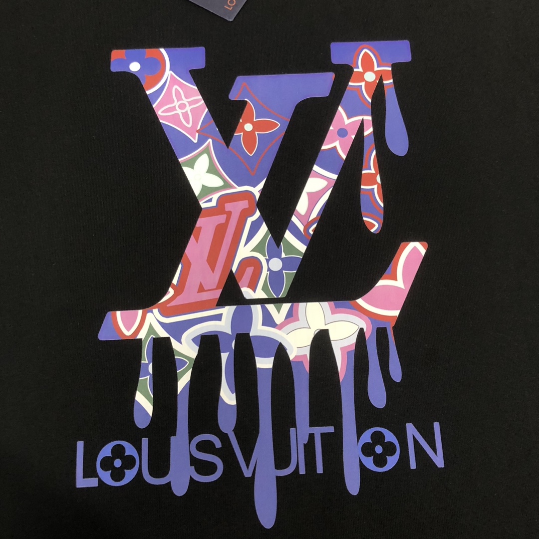 Louis Vuitton/LV路易威登24ss溶解立体字母短袖T恤