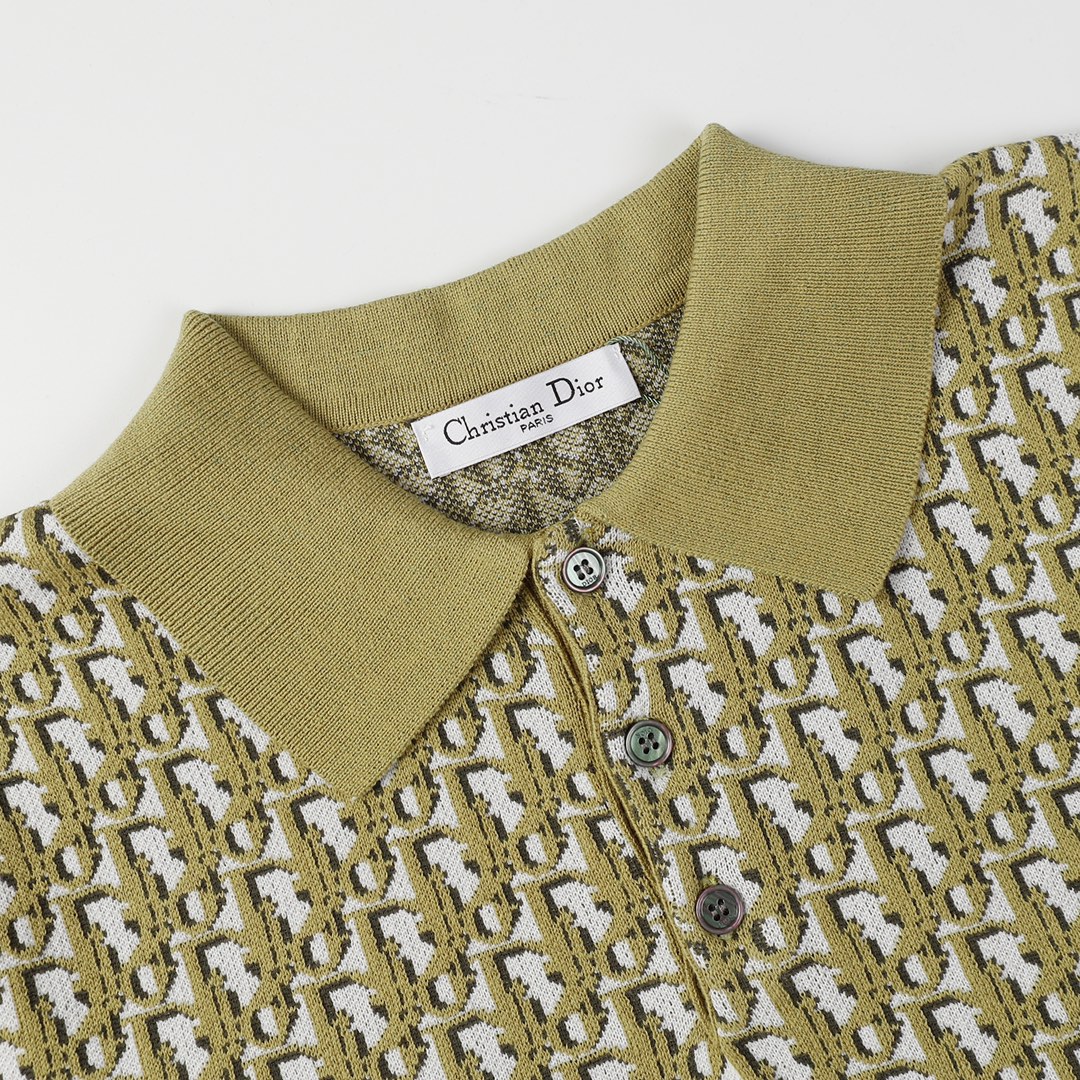 Dior CD Classic Sweater Polo Knitting: BAO 2403# Italian Crafted Design - 图片 3