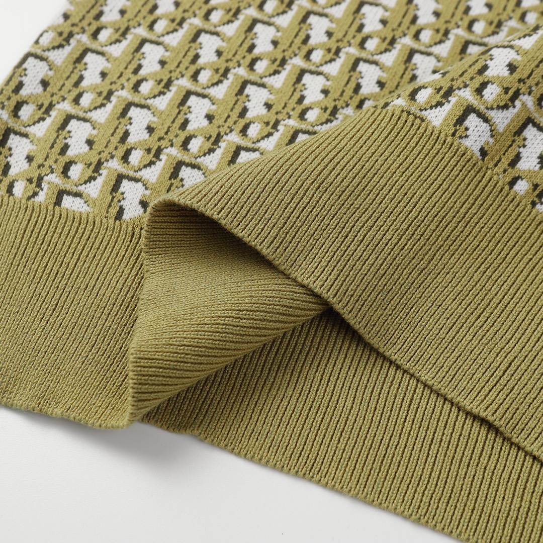 Dior CD Classic Sweater Polo Knitting: BAO 2403# Italian Crafted Design - 图片 5