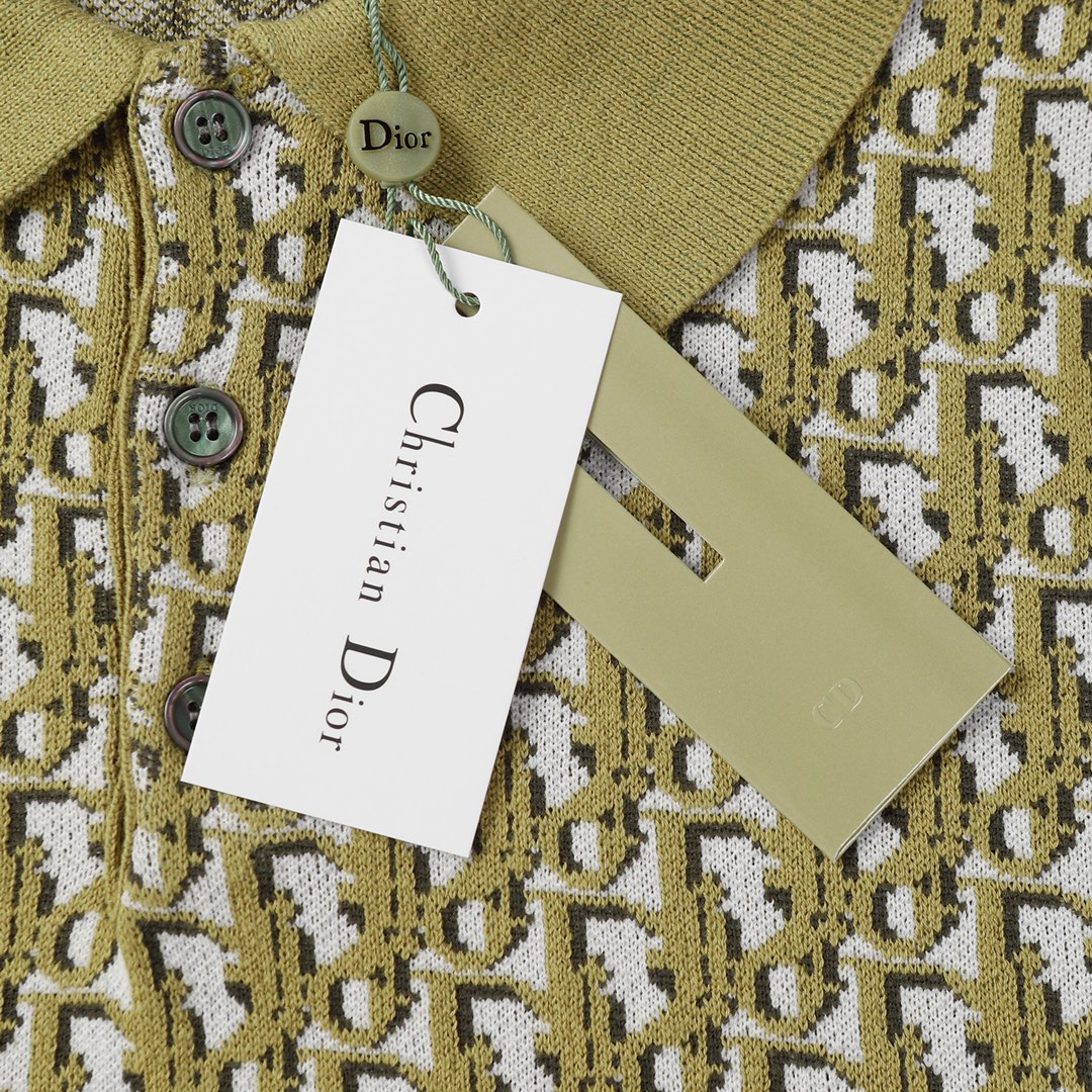 Dior CD Classic Sweater Polo Knitting: BAO 2403# Italian Crafted Design - 图片 4