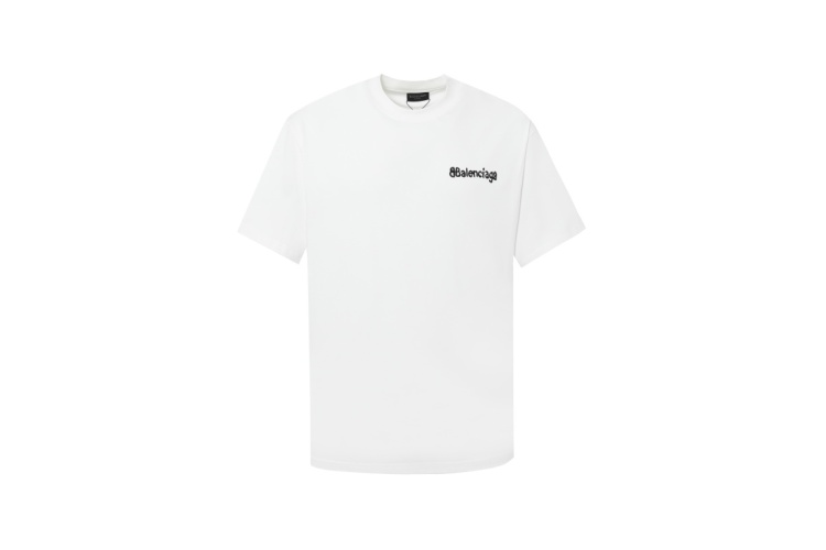 T-shirt Balenciaga à Imprimé Graffiti : Style Décontracté et Tendance 1 T-shirt Balenciaga à Imprimé Graffiti : Style Décontracté et Tendance