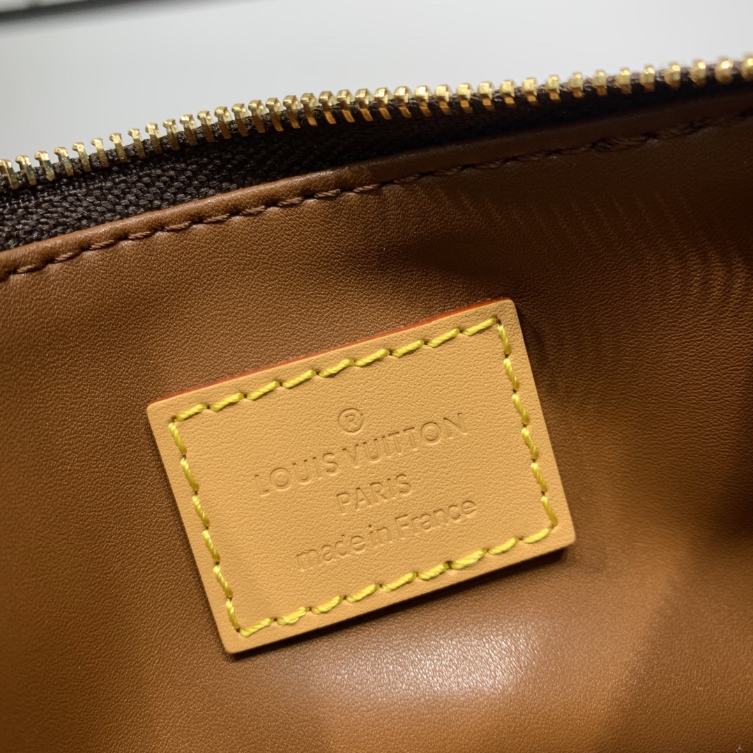 Louis Vuitton M24443 Brown 24 new products first purchase special offer Brown full cowhide pillow bag LV Speedy Bandouliere 25 Monogram Presbyopi